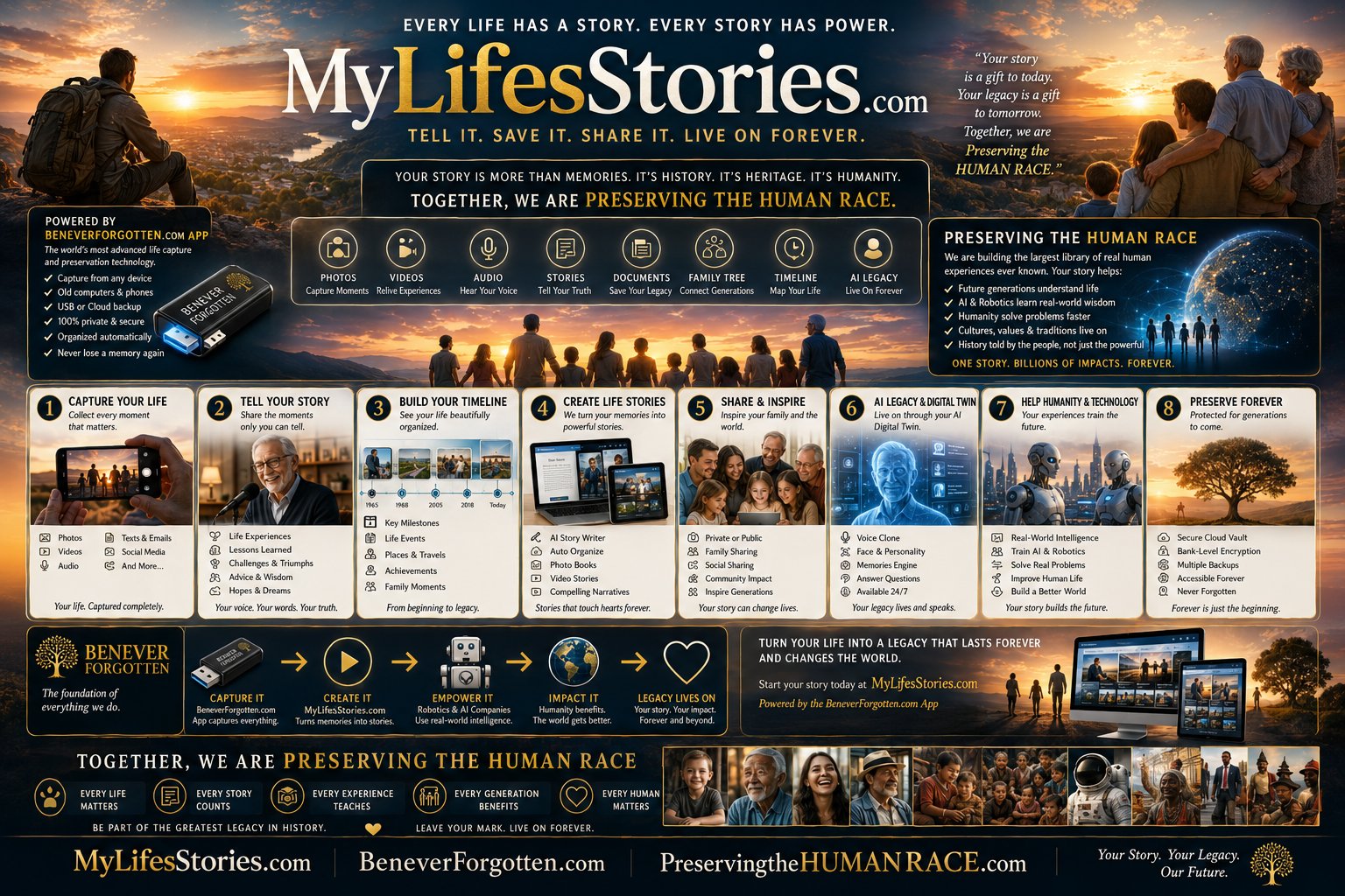 MyLifesStories.com – Complete Feature Overview